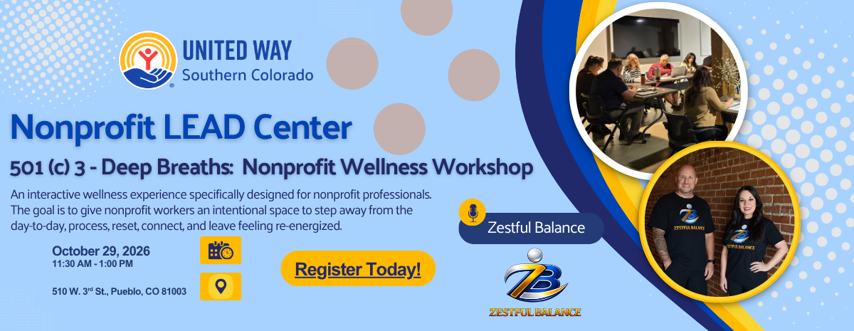 501 (C) 3-Deep Breaths: Nonprofit Wellness Workshop